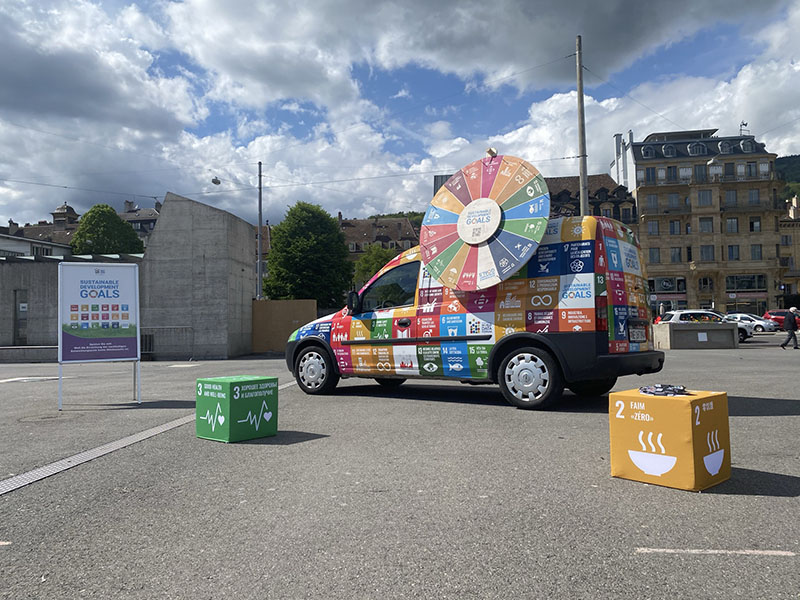 Voiture ODD sur place